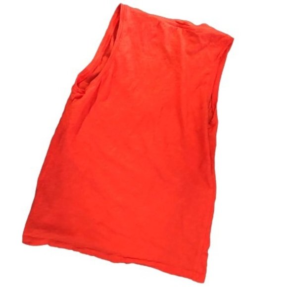 Madewell Burnout Sleeveless V-Neck T-Shirt Tee - Picture 2 of 8